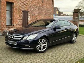 ② mercedes-benz e220cdi coupé blueefficiency avantgarde euro 5 — mercedes-benz — 2ememain