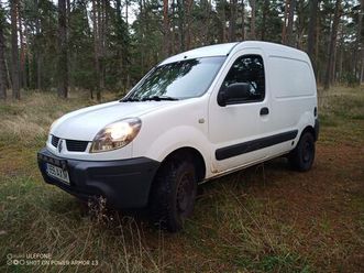renault kangoo 2006 4x4 1,6l 70kw bensiin + lpg