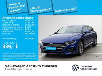 arteon shooting brake r-line 2.0 tsi ahk acc led navi rearview parkpilot h&k eklappe appconnect dsg