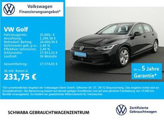 golf viii life 1.5 tsi *led*virtual*acc*8-fach*