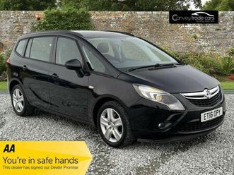 vauxhall zafira tourer 1.4i turbo exclusiv auto euro 6 5dr