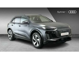 audi q6 e-tron 225kw performance 100kwh s line 5dr auto