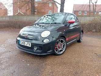 fiat abarth 500 black fsh salvage cheap repair