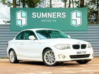 2010 bmw 1 series 120d se 2dr coupe diesel manual
