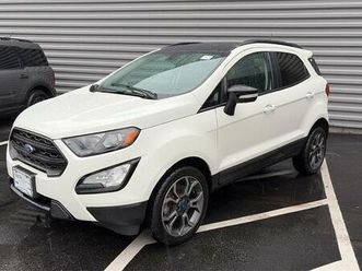 certified 2019 ford ecosport ses