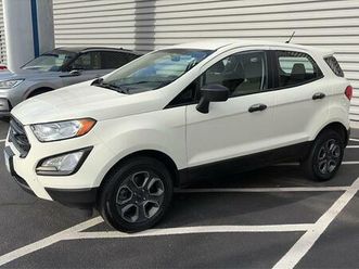 certified 2020 ford ecosport s