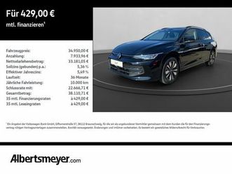 volkswagen golf viii variant 1.5 etsi goal +dsg+ahk+kamera+