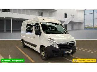 2019 vauxhall movano 2.3 cdti h2 van 130ps panel van diesel manual