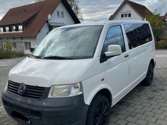 volkswagen vw t5 2.5l tdi transporter 9 sitzer tüv se...