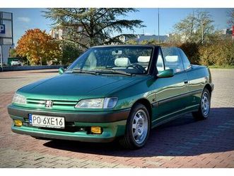 peugeot 306 cabriolet roland garos 1.8 100km / klasyk po renowacji poznań lazarz • olx.pl
