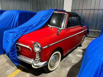 bianchina cabrio red/white