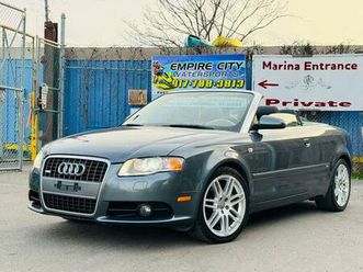 2009 audi a4 quattro s-line convertible special edition 75.000 miles