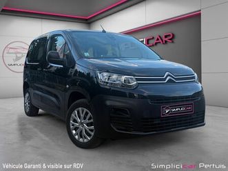 citroen berlingo 1.5 bluehdi 100 s & s feel climatisation bluetooth garantie 12 mois