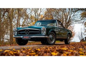 1965 mercedes sl class verde scuro manuel conduite à gauc...