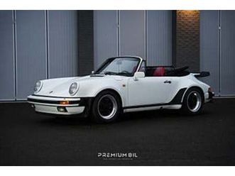 porsche 911 930 turbo cabriolet / 6500mil / svensksåld / unikum /