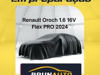renault oroch pro 1.6 flex 16v mec.