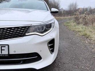 kia optima gt line / biala perla / bogate wyposażenie / diesel chorzów • olx.pl