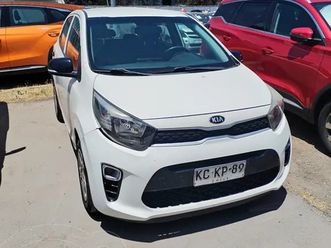 kia morning 1.2l ex full usado (2018) color blanco precio $6.500.000
