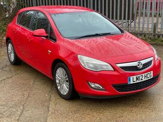 2012 vauxhall astra 1.7 cdti 16v ecoflex excite 5dr hatchback diesel manual