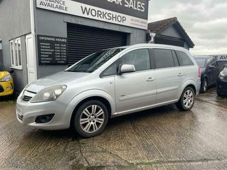 2013 vauxhall zafira design nav mpv petrol manual