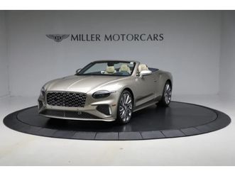 2026 bentley continental gtc mulliner