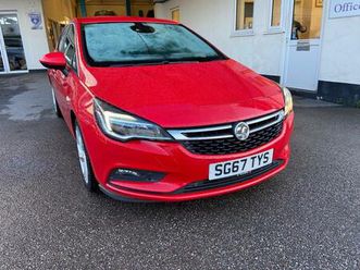 2017 vauxhall astra 1.4t 16v 150 sri 5dr hatchback petrol manual