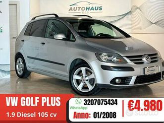 volkswagen golf plus 1.9 tdi 105 cv
