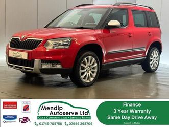 skoda yeti outdoor 2.0 tdi se outdoor 5dr diesel manual euro 5 (110 ps)