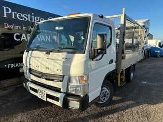 mitsubishi fuso canter chassis cab caged tipper 2015