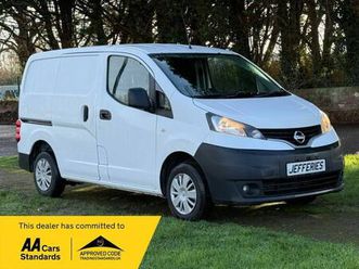 2015 65 nissan nv200 1.5 dci acenta panel van 6dr diesel manual swb euro 5 (ac)