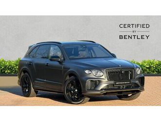 bentley bentayga 4.0 v8 s black edition 5dr auto [touring spec]