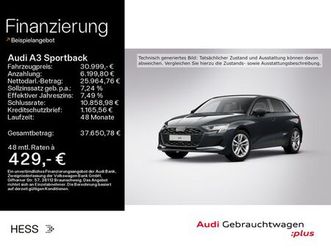 audi a3 sportback 35 tfsi advanced*navi-plus*kamera*s