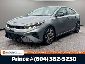 2023 kia forte5 gt dct sedan: local, low kms