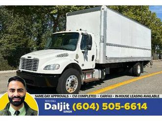 2019 freightliner m2 26' box + 3,000lb tuckaway liftgate + hydraulic