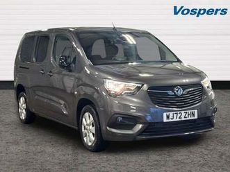 2022 vauxhall combo life 1.5 turbo d se xl 5dr [7 seat] mpv diesel manual