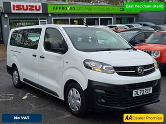 2020 vauxhall vivaro life 1.5 turbo d 120ps edition l 5dr [9 seat] mpv diesel manual