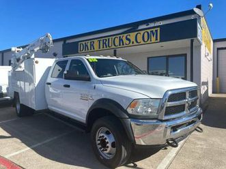 2018 ram 5500 4x4 diesel 6000lb crane truck