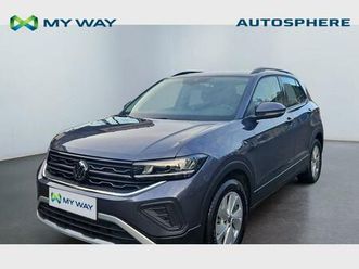 volkswagen t-cross life*boite auto*gps*caméra*carplay*capteurs av/ar*clim auto