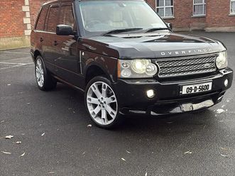 land rover, range rover overfinch €333 tax