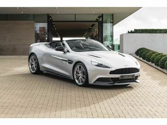 aston martin vanquish 6.0 v12 volante 2dr petrol t-tronicii euro 5 (565 bhp)