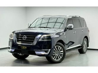2021 nissan patrol le platinum v8, warranty, full nissan service history, low km, fully loaded, gcc