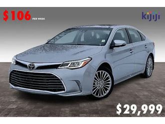 2018 toyota avalon limited
