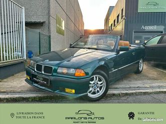 bmw serie 3 (e36) cabriolet 320i worldline-09/1995-2e main-pack m-sièges chauffants-cuir-garantie 6 mois