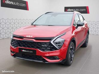 kia sportage v 1.6 t-gdi 265ch isg hybride rechargeable bva6 4x4 gt line premium business 5p