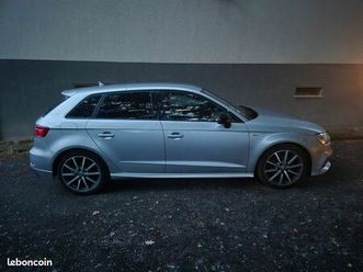 audi a3 sline 1l6■option :■pack sline ■attache remorque ■feu led■clignotant dynamique ■siege semie baquet ■siege chauffants ■bluetooth ■volant réglable hauteur+
