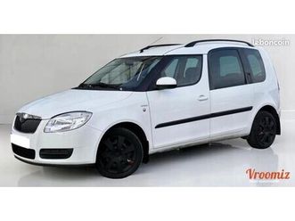 skoda roomster phase ii - 1.2 70ch 12v (5 cv) - bvm5 - 5 p. blanc active +pack clim +2009 +garantie