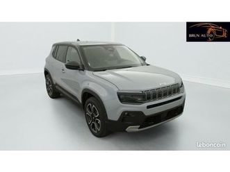 jeep avenger 1.2 turbo t3 110 ch e-hybrid bvr6 summit