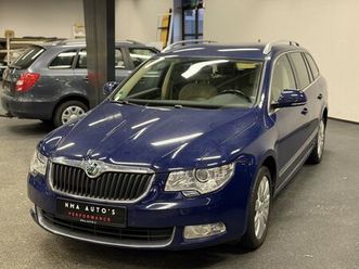 skoda superb - 1.8 tsi elegance dealer onderhouden / 3e eigenaar / leder stoel / webasto / memory seats