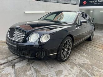 bentley flying spur - speed - 610ch - long - pack mulliner - w12 - tv arrière - 2008 - bva -