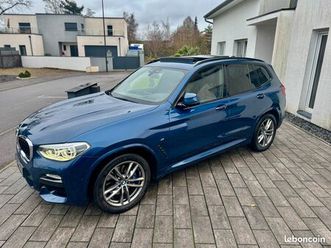 bmw x3 xdrive30d 265 ch m sport-attelage élec, 1er main suivi bmw, toit pano